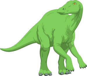 Green Dinosaur Art Clip Art